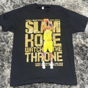 Size L Fruit of The Loom Black Slam Magazine‎ Graphic NBA Classic Look T-Shirt